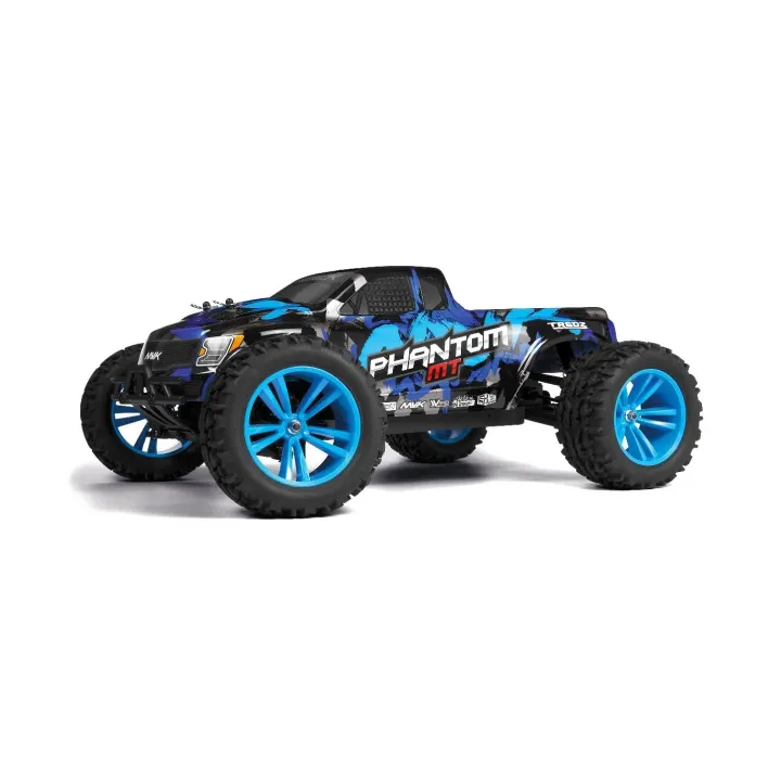 Maverick Monster Truck Phantom MT 4WD Bleu, RTR, 1:10