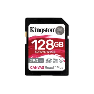 Kingston Carte SDXC Canvas React Plus V60 128 GB