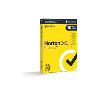 Norton 360 Premium Boîte, 10 Appareil, 1 an