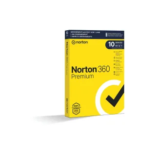 Norton Norton 360 Premium Boîte, 10 Appareil, 1 an