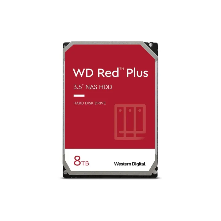 Western Digital Disque dur WD Red Plus 3.5 SATA 8 TB