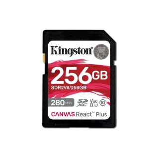 Kingston Carte SDXC Canvas React Plus V60 256 GB