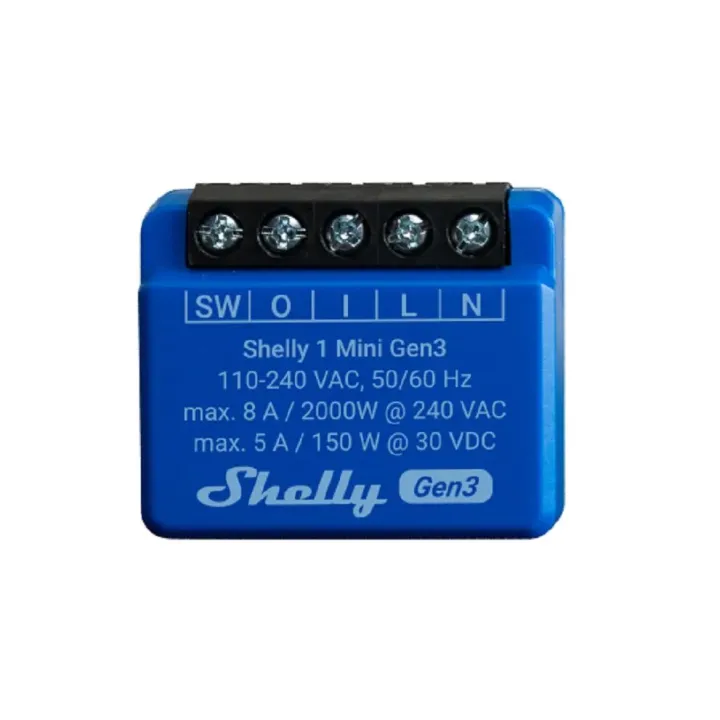 Shelly Interrupteurs Wi-Fi Mini Gen3