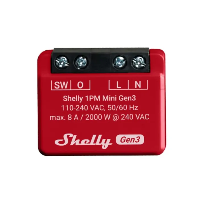 Shelly Actionneur de commutation Wi-Fi Mini PM Gen3