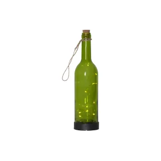 Star Trading Lanterne Solar Bottle, Vert