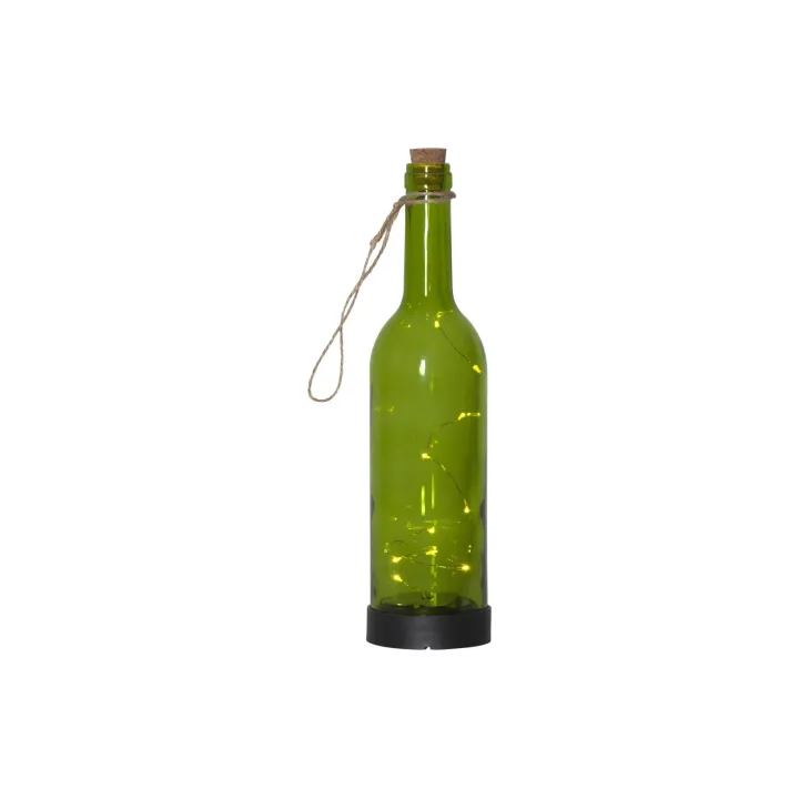 Star Trading Lanterne Solar Bottle, Vert