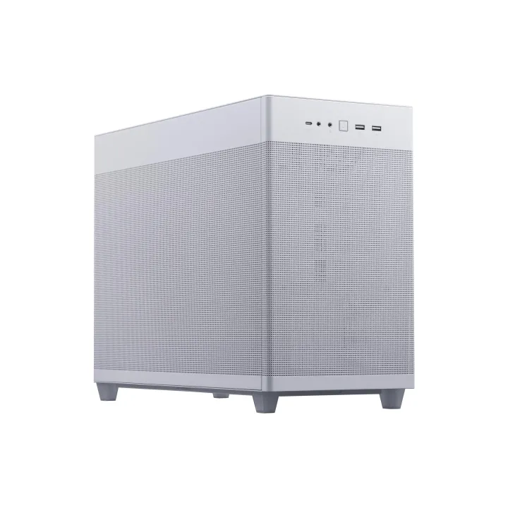 ASUS Boîtier d’ordinateur AP201 MicroATX TG Blanc