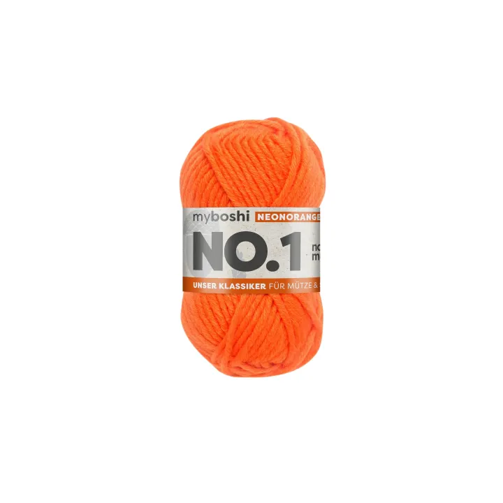 myBoshi Laine Nr.1 orange fluo 50 g, 55 m