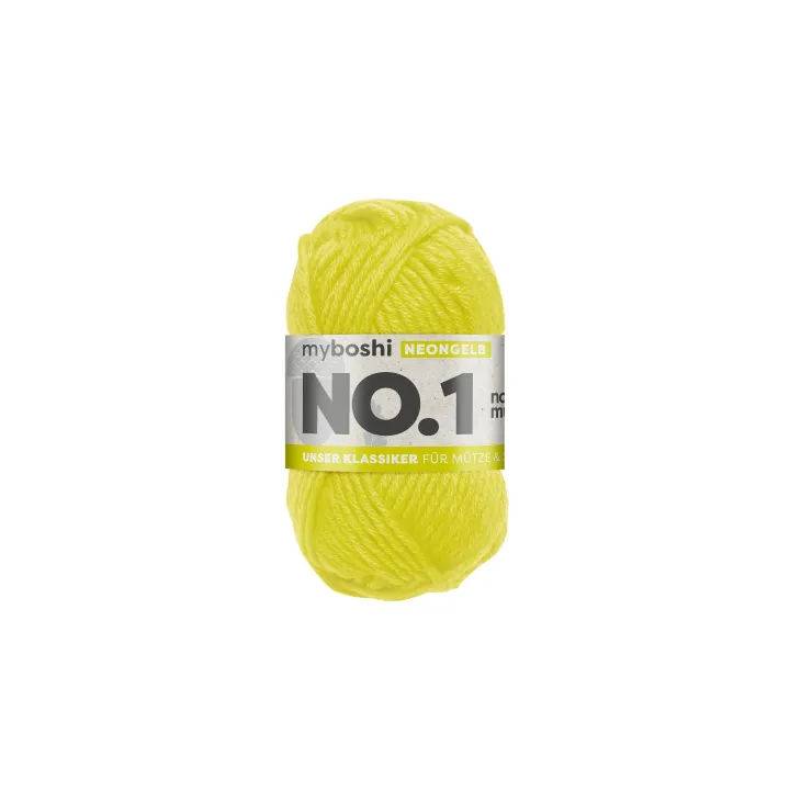 myBoshi Laine Nr.1 Jaune fluo 50 g, 55 m