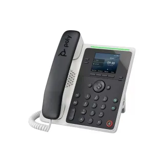 Poly Téléphone de bureau Edge E100 Noir-Blanc