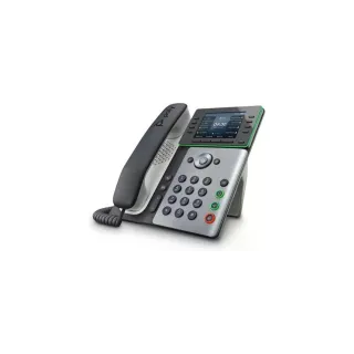 Poly Téléphone de bureau Edge E320 Gris-Noir-Blanc