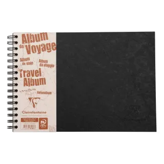 Clairefontaine Album photo AgeBag A4 horizontal, 40 feuilles, noir