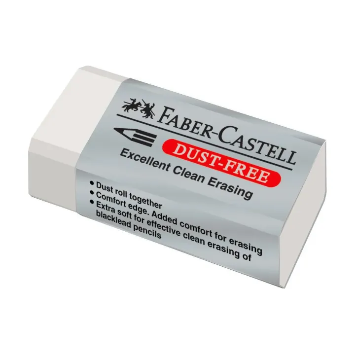 Faber-Castell Gomme Dust-Free Petite, Blanc