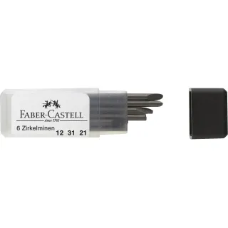 Faber-Castell Mines de compas H, 25 mm 6 pièces