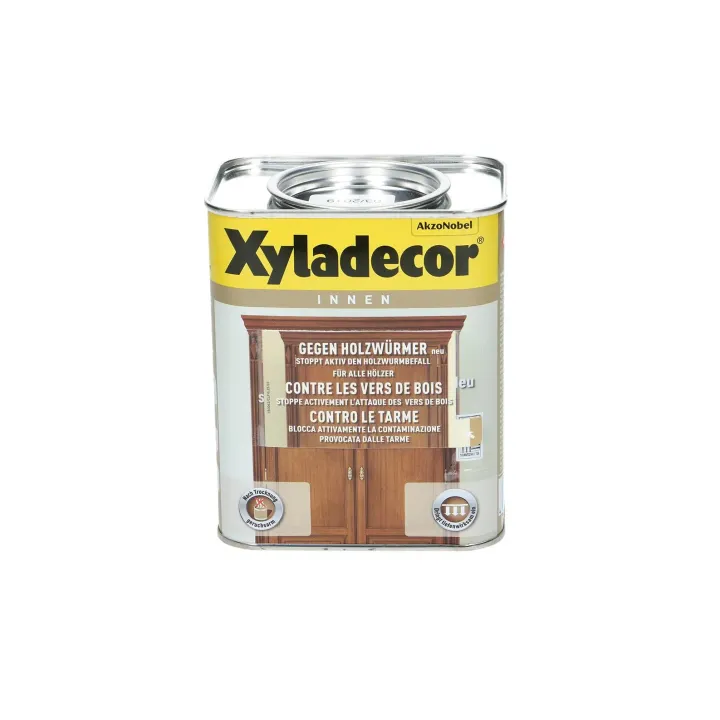 Xyladecor Vernis de protection contre les vers du bois Incolore, 750 ml