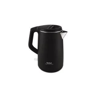 Tefal Bouilloire Safe to touch 1.5 l, Noir-Argenté