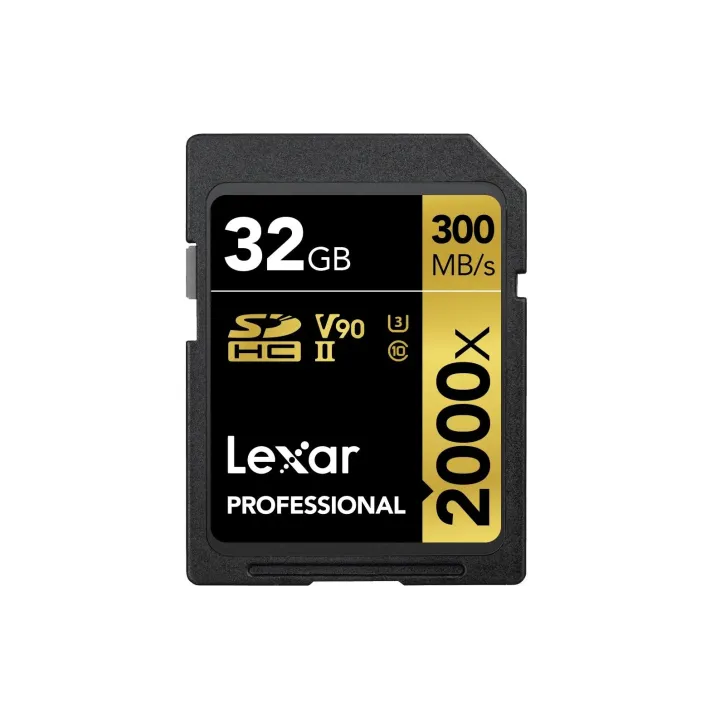 Lexar Carte SDHC Professional 2000x GOLD Series 32 GB