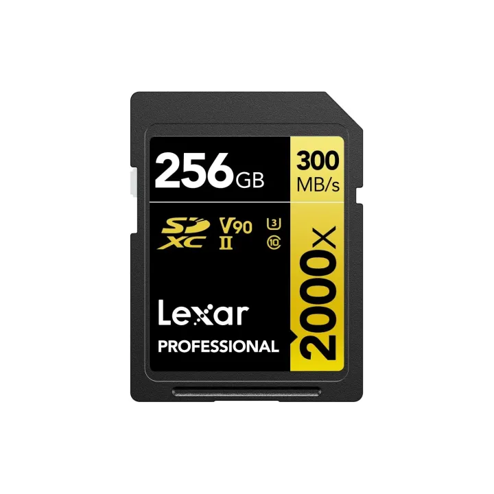 Lexar Carte SDXC Professional 2000x GOLD Series 256 GB