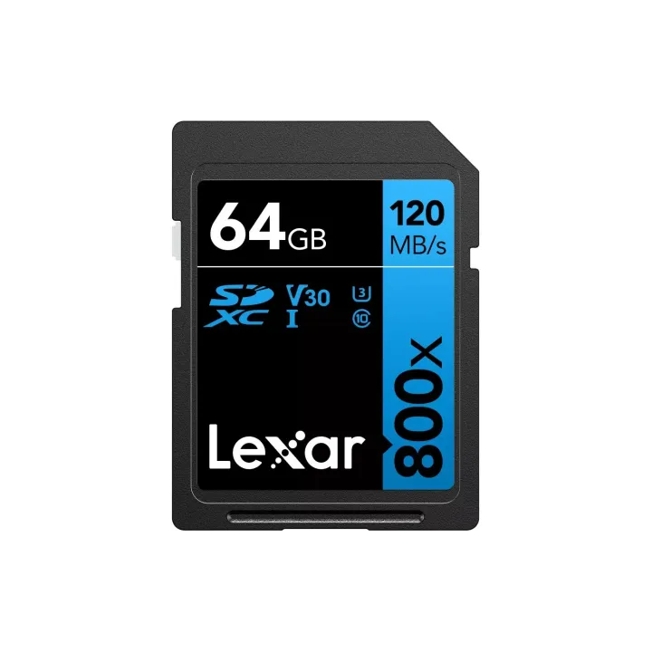 Lexar Carte SDXC High-Performance 800x BLUE Series 64 GB