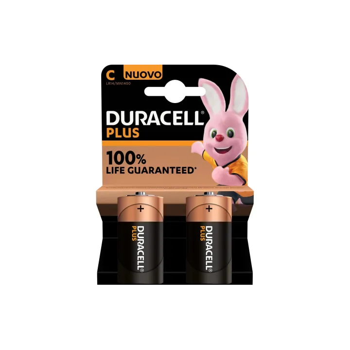 Duracell Pile C Plus Power 2 Pièce-s