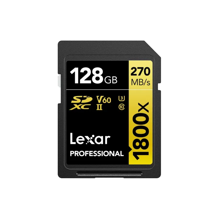 Lexar Carte SDXC Professional 1800x Gold Series 128 GB