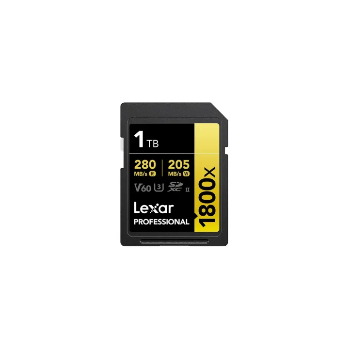 Lexar Carte SDXC Professional 1800x Gold Series 1000 GB