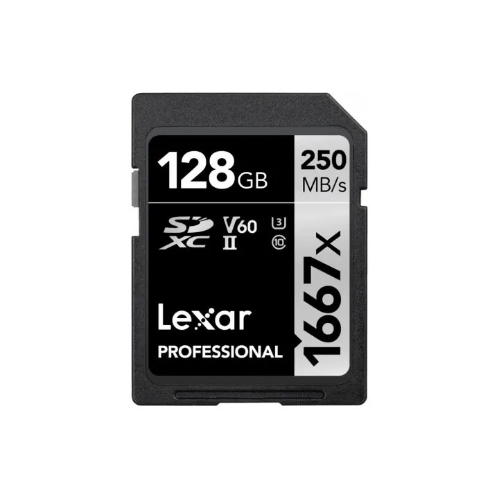 Lexar Carte SDXC Professional 1667x SILVER Serie 128 GB