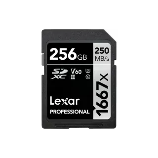 Lexar Carte SDXC Professional 1667x SILVER Serie 256 GB