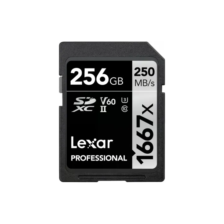 Lexar Carte SDXC Professional 1667x SILVER Serie 256 GB