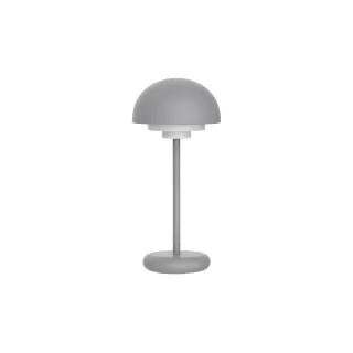 Schönenberger Lampe de table à accu Malina, USB-C, 33.5 cm, gris