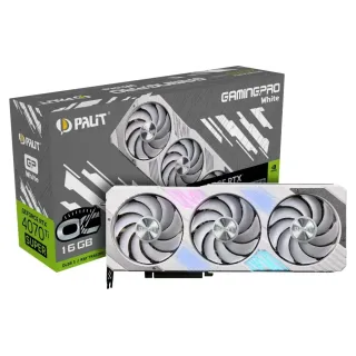 Palit Carte graphique GeForce RTX 4070 Ti SUPER GamingPro OC Blanc