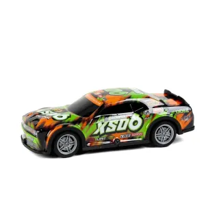 TEC-TOY Voiture Roar SXO6 avec lumière, vert-orange, 1:22