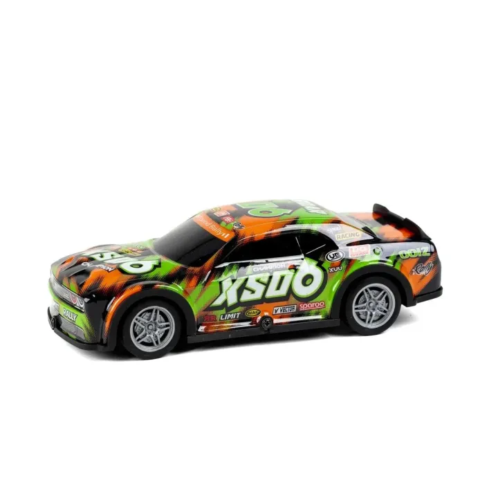 TEC-TOY Voiture Roar SXO6 avec lumière, vert-orange, 1:22