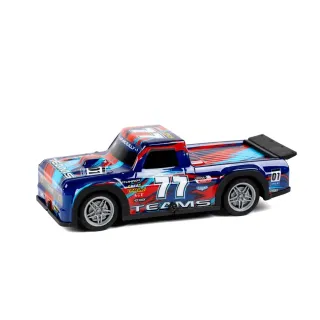 TEC-TOY Voiture Teams 77 avec lumière, rouge-bleu, 1:22