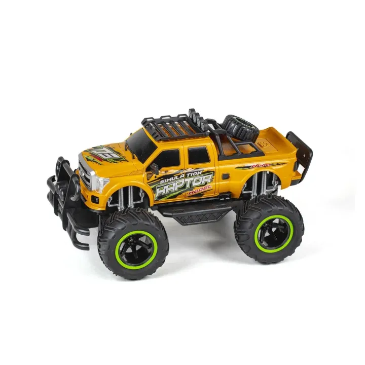 TEC-TOY Monster Truck Raptor Jaune, 1:12