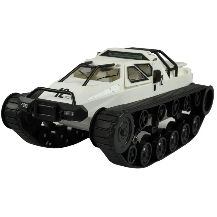 Amewi Véhicule à chenilles Military Police Blanc, RTR, 1:12