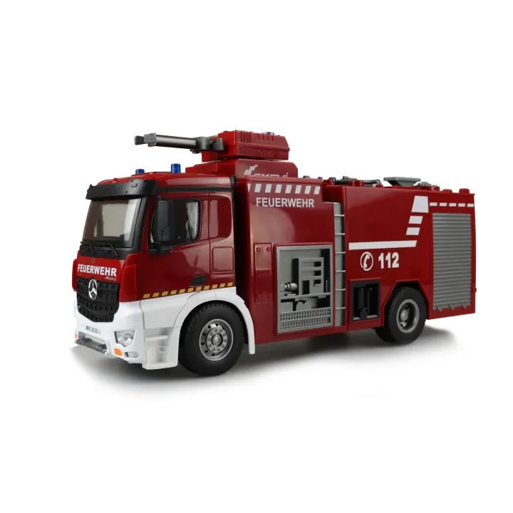 Amewi Véhicule de pompiers Mercedes Benz Arocs RTR, 1:18