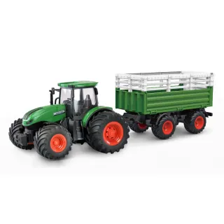 Amewi Tracteur avec bétaillère, vert 1:24, RTR