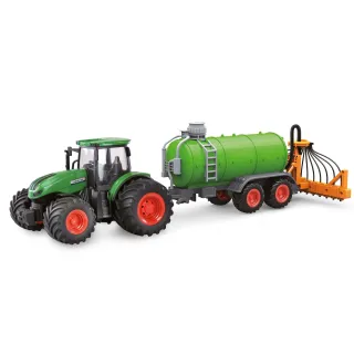 Amewi Tracteur avec tonne à lisier, vert 1:24, RTR