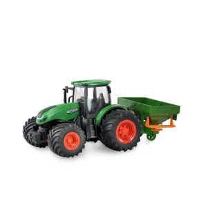 Amewi Tracteur avec épandeur dengrais, vert 1:24, RTR