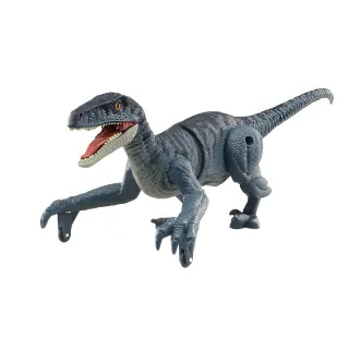 Amewi Dinosaure RC Velociraptor Bleu-gris, RTR