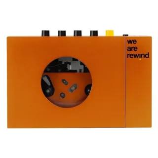 CE Lecteur de cassettes portable we are rewind Orange
