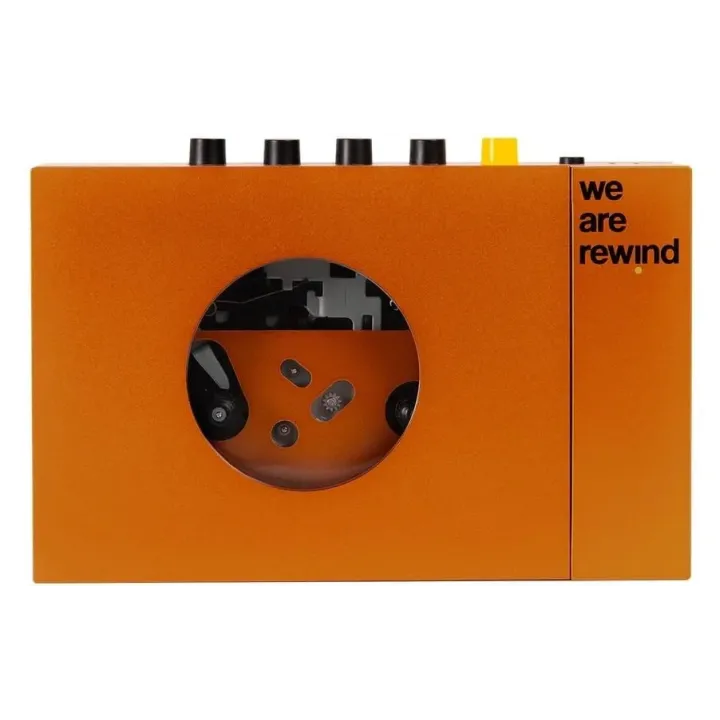 CE Lecteur de cassettes portable we are rewind Orange