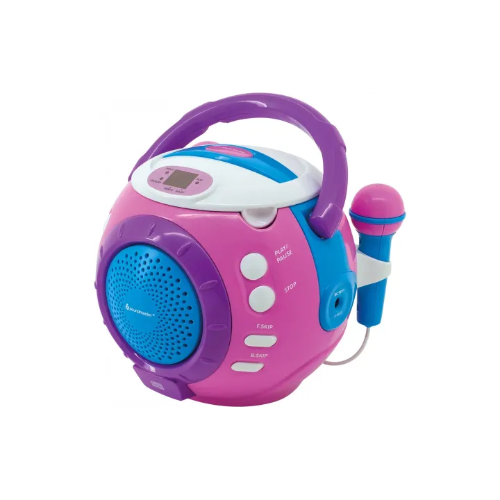 soundmaster Lecteur MP3 KCD1600 Bleu  Rose