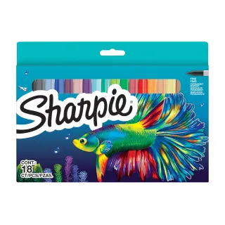 Sharpie Feutres de coloriage Back To School Permanent, paquet de 18