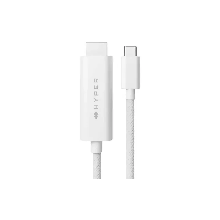 HYPER Câble Câble USB-C vers HDMI 4K HDMI - USB type C, 2.5 m