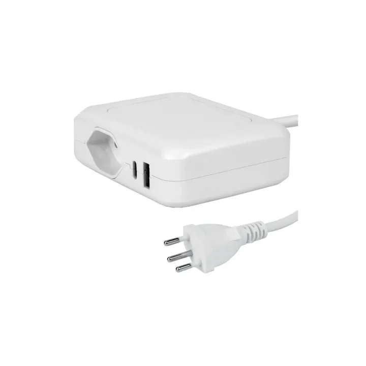 STEFFEN Station de charge IQ 1 x T13 + 1 x USB-A-C, Blanc