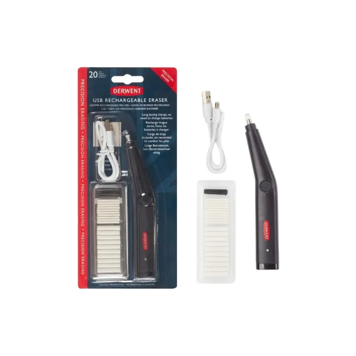Derwent Gomme USB, rechargeable