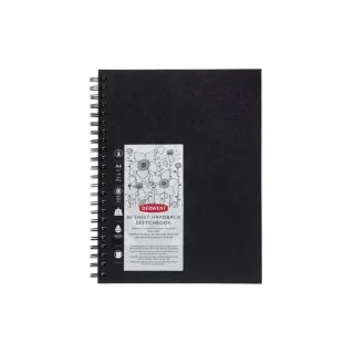 Derwent Carnet de croquis à couverture rigide, DIN-A4, format vertical, 86 feuilles