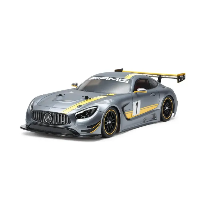 Tamiya Voiture de tourisme Mercedes AMG GT3, TT-02 1:10, kit de construction